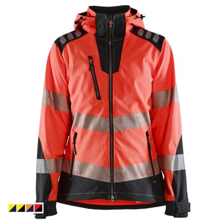 Női softshell dzseki High-vis 4791-2513-5599